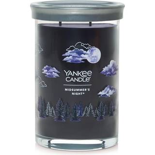 Yankee Candle Midsommer's Night Duftende signatur 20 oz Stor tumbler 2-wick stearinlys over 60 timers forbr?ndingstid