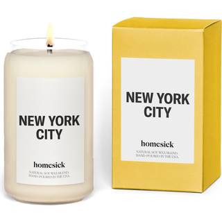Homesick Premium duftlys New York City - Dufte af citrongrapefrugt Jasmine 13,75 oz 60-80 timers forbr?nding af naturlig soja blandingslys hjemin