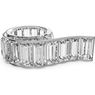 Matrix Ring, Baguette-Schliff, Weiß, Rhodiniert