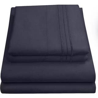Twin XL Size Bed Sabs - 4 Piece 1500 Supreme Collection Fine b?rstede mikrofiber Deep Pocket Twin X -Large Sheet Sned Snedding - 1 Extra Pillow C