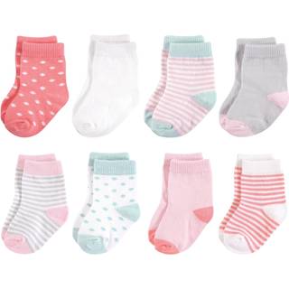 R?rt af natur Baby Boys Organic Basic Casual Socks Coral Mint 0-6 m?neder os