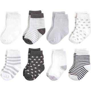 R?rt af Nature Baby Boys Organic Cotton Casual Socks Charcoal Stars 6-12 m?neder os