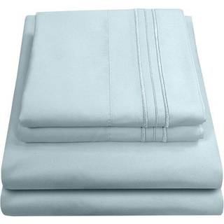 Twin XL Size Bed Sabs - 4 Piece 1500 Supreme Collection Fin b?rstet mikrofiber Deep Pocket Twin X -Large Set Sned Snedding - 1 Extra Pillow Cases