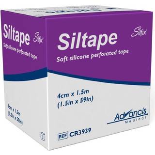 Siltape Medicinsk Silikonetape 4 cm x 1,5 m (1 stk)