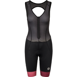 AGU Essential Prime bibshorts Black/Rusty Pink dame - Størrelse Small