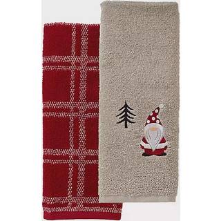 SKL Home Gnome Holiday (SKL) h?ndkl?de (2-pakke) Dove Gray