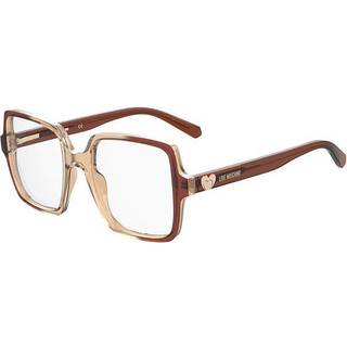 Moschino Love MOL597 MS5 52 Briller Kvinder Brun - Transparent Peach Brown - 52mm