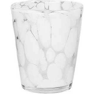 Olsson & Jensen Milano glas Ø9x10 cm Hvid