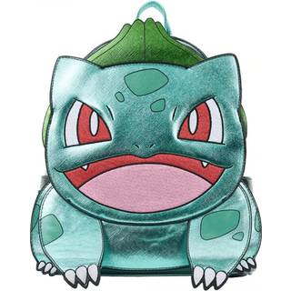 Loungefly Pokemon Metallic Bulbasaur Womens Double Strap Shoulder Bag Purse
