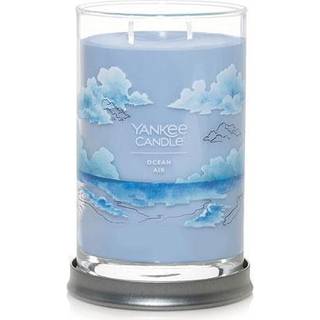 Yankee Candle Ocean Air duftende signatur 20 oz stor tumbler 2-wick stearinlys over 60 timers forbr?ndingstid