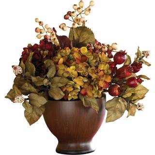 Efterår Hydrangea m/rund vase