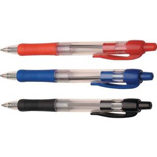 10 x Q-connect 0,7mm kuglepen i sort
