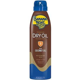 Banana Boat 14450 Ultramist Dry Oil SPF 8 - let og ikke-fedtet solcreme med hurtig og jævn dækning (omvendt)