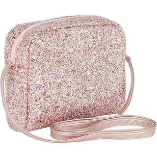 Mimi & Lula skuldertaske Pink glitter clutch