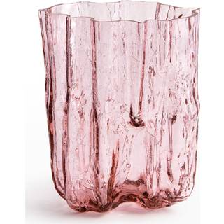 Kosta Boda Crackle Vase 21x27 Cm Pink - Vaser Mundblæst Glas Rosa - 7042113