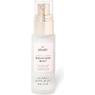 Jouer hydrat & reparation fugtighed tåge med blå lysbeskyttelse 30 ml - ansigt spray tåge fugtning - makeup forfriskende tåge - vegansk venlig -
