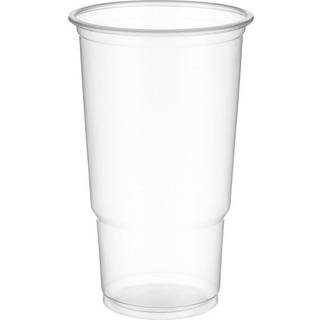 Plastglas 30cl klar 100stk