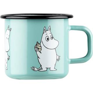Muurla Moomin Retro emaljekrus 37 cl Mint