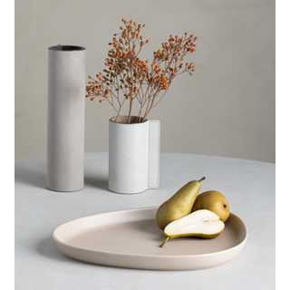 LIND DNA Curve Stoneware serveringsfad 30x35 cm Sand