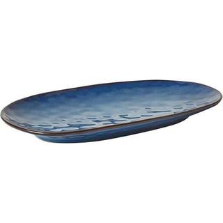Da&#39;Core oval Serveringsfad 18x31 cm Blå