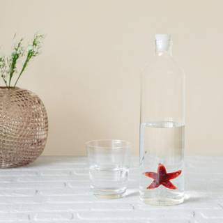 Balvi Bottle Atlantis, Starfish 1.2l, Borosilicate Glass - Køkkenredskaber