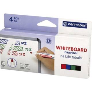 Other Whiteboard Marker Centropen skrå spids, 4 stk. 7200C