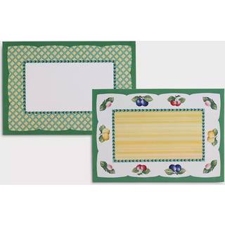 Villeroy & Boch French Garden Reversible Placemats Rectangle Placemats til spiseborde 14 """" X 20 """" Sæt på 4