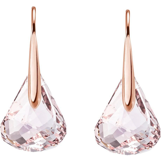 Lunar Drop-Ohrhänger, Rosa, Roségold-Legierungsschicht