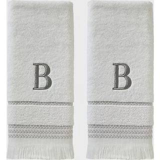 SKL Home Casual Monogram H?ndkl?des?t B 16x26 Hvid 2 t?lling