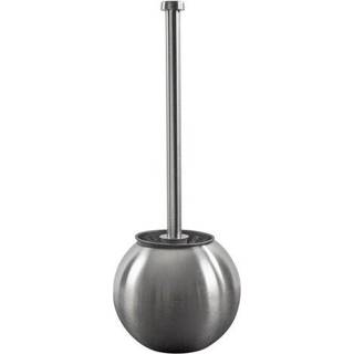 Bath Bliss Globe Design toalettborstehållare i rostfritt stål