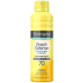 Neutrogena Beach Defense Sunscreen Spray SPF 70 Hawaii Reef Act 104 kompatibel Octinoxate & Oxybenzone Free Bred Spectrum Hurtigt Absorberende &