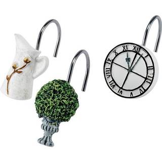 Avanti -senget?j - Brusforh?ng Hooks Chic Home Decor Set med 12 (Modern Farmhouse Collection)