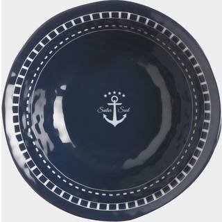 Dybde melamintallerkener Marine Business Sailor Soul, blå, 15 cm, 6-pak