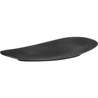 Broste Copenhagen Limfjord tallerken 16x32 cm Soft grey