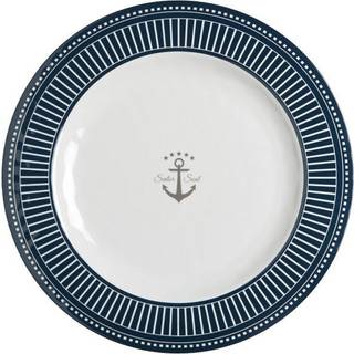 Dype melamintallerkener Marine Business Sailor Soul, non-slip, blå, 22 cm, 6-pak
