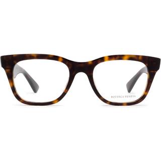 Bottega Veneta Unisex BV1155O 002 Optiske stel Acetat Havana Firkantet