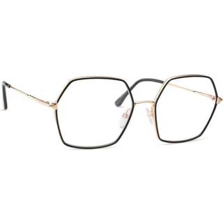 TOM FORD Kvinde FT5615-B 1 Optiske stel Metal Sort Geometrisk Normal Blåt anti -lys - til pc