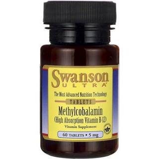 Vitamin B-12 Methylcobalamin, 5000 mcg med høj absorption - 60 tabletter