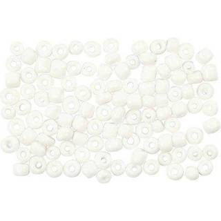 Hvide Rocaiperler 3 mm - 25g til Smykkefremstilling