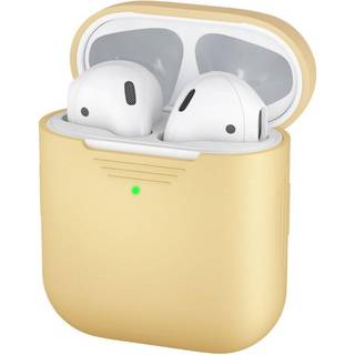 KeyBudz PodSkinz silikonetui (Apple AirPods 1/2) - Gul