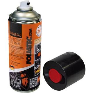2-i-1 Bremsekaliber Lakspray - Foliatec - 2k Spray rødglans 400 ml