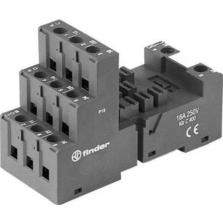 Finder Sokkel for serie 62 sort
