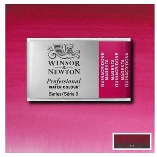 WINSOR Watercolour proff pan Quinac Magenta 545