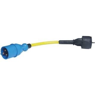 Landstrømsadapter Ratio Electric Marin Adapter, 220 V, fra CEE (han) til Schuko (hun)