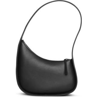 The Row Half Moon leather shoulder bag - black - One Size