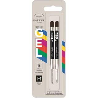 Parker Jotter Originals-gelpenspatroner | patroner med glat sort gelblæk | medium spids (0,7 mm) | 2 stk.