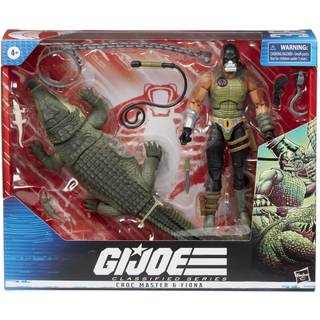 G.I. Joe Classified Series Croc Master & Fiona Action Figures 38 Collectible Premium Legetøj med tilbehør 6-tommers brugerdefineret pakningskunst