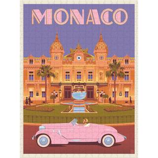 Designworks Ink Puzzle World Travel Monaco - Puslespil