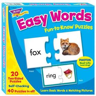 Trendvirksomheder: Fun-to-Know Puzzles: Easy Words Learn Basic Words & Matching Pictur