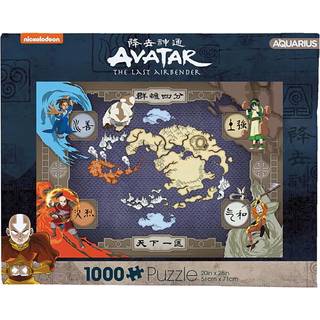 Avatar: The Last Airbender Jigsaw Puzzle Map (1000 pieces)